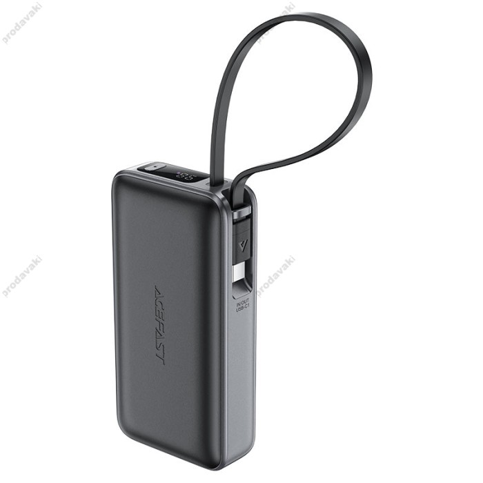 Повербанк портативний акумулятор Power bank ACEFAST M7 PD fast charging 30W 10000 mAh Grey